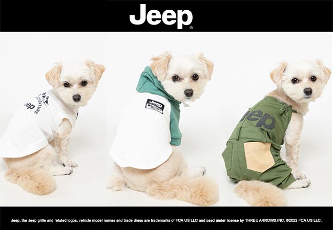 Jeep®公式ライセンス ペットアイテム第1弾がいよいよ登場!! – PET