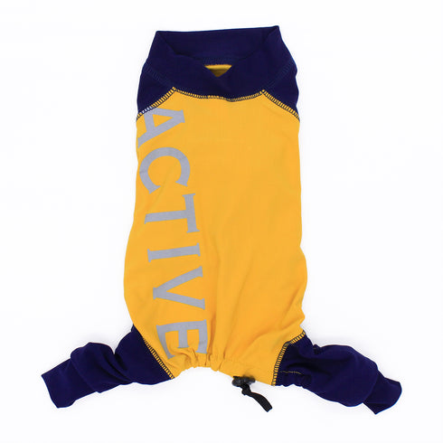 pipi アクティブ ラッシュガード 長袖 ロンパース 犬 いぬ 犬服 ペットウェア ドッグウェア 春服 夏服 春夏服 ミニチュアダックス 日焼け対策 おしゃれ かっこいい つなぎ