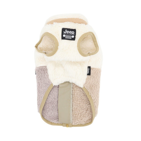 JeepⓇボアジッパーベスト ペット用品 ペットウェア 犬服