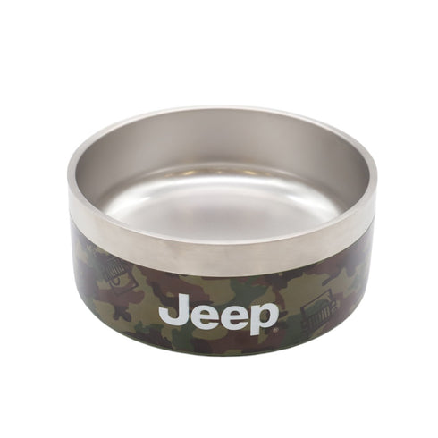 JeepⓇステンレスフードボウル Sサイズ 16oz ペット用品 ペット食器