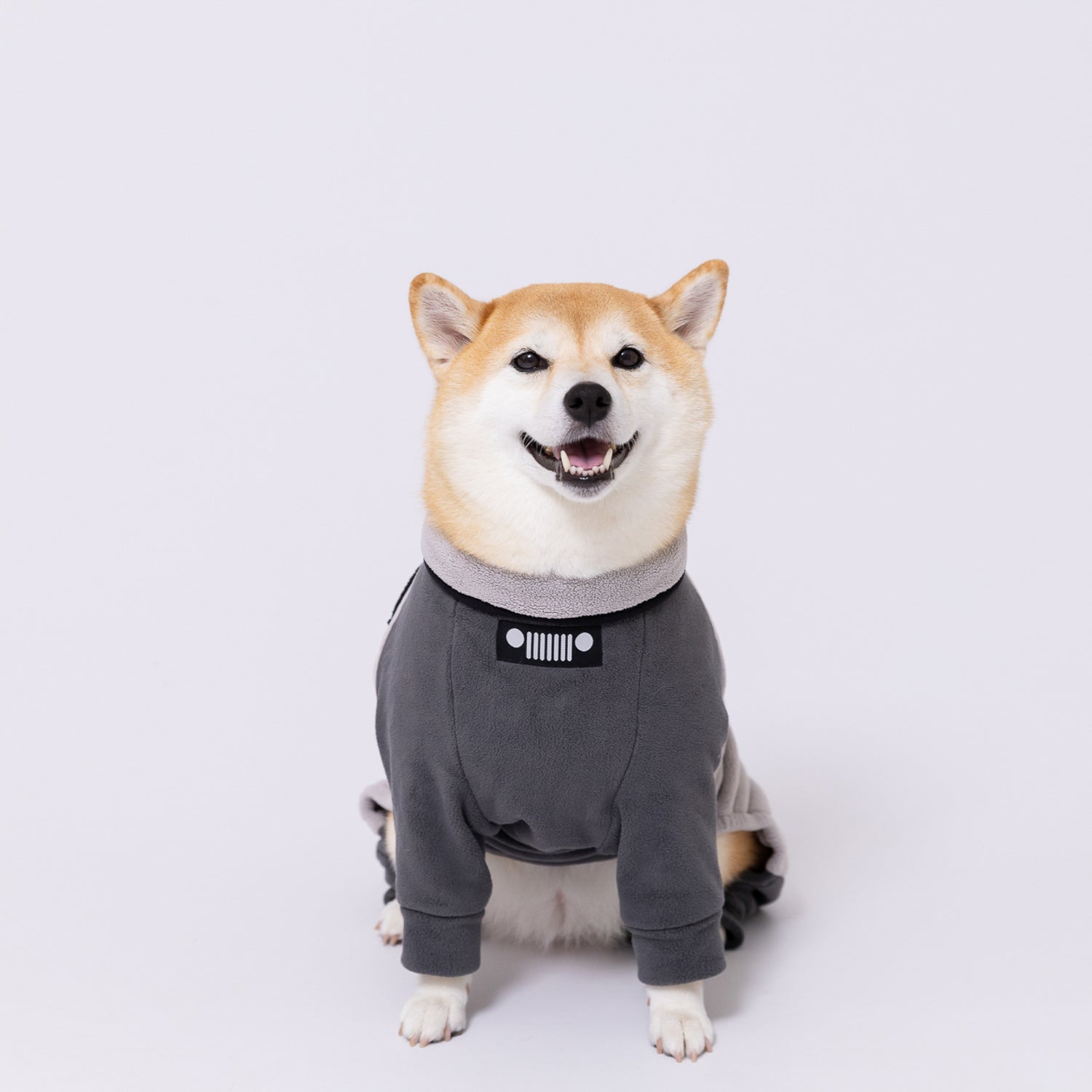 Jeep フリースジップロンパース 中大型犬 ペット用品