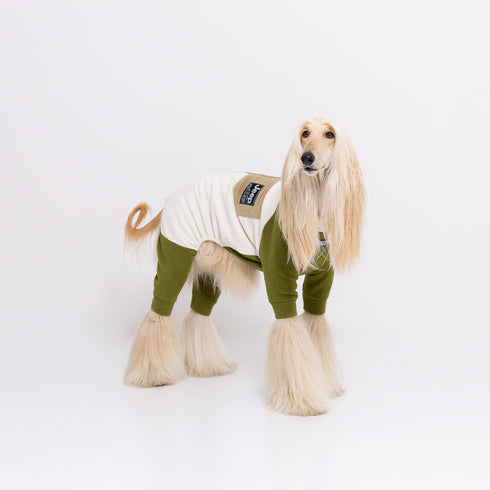 Jeep フリースジップロンパース 中大型犬 ペット用品