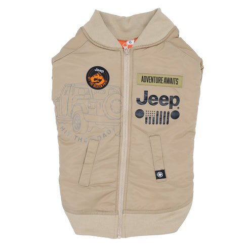Jeep 背開きジャケット 中・大型犬 ペット用品