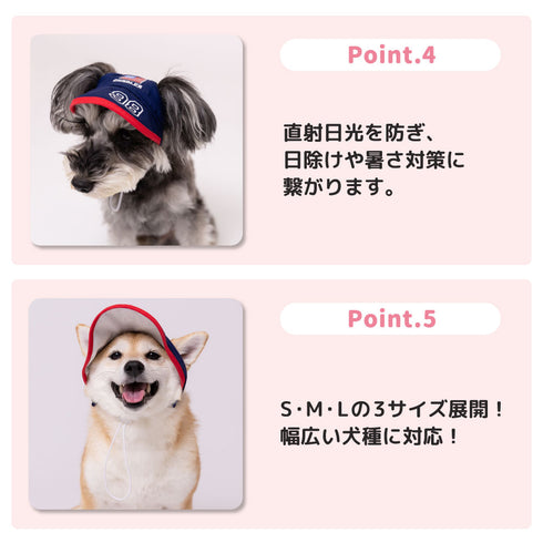 pipi サンバイザー ペット用品 26SS