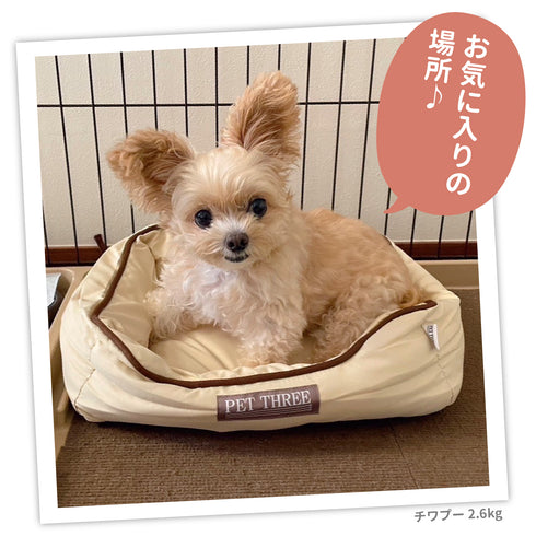固定ができるペットベッド S ペット用品 ペットベッド