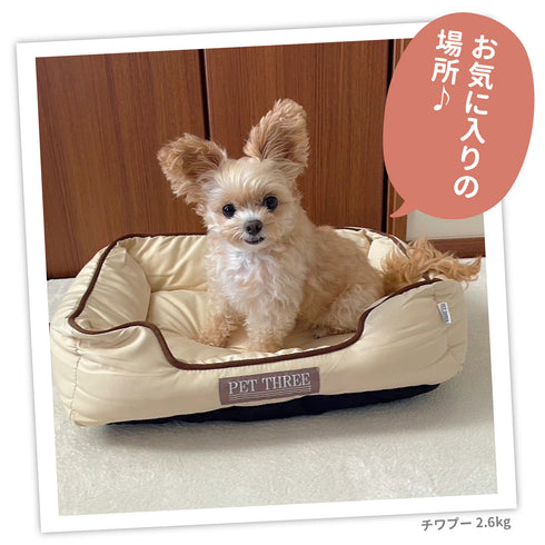 固定ができるペットベッド M ペット用品 ペットベッド