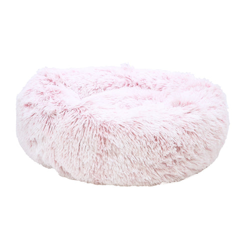 グラデーションシャギーボアラウンドベッド ペット用品 ペットソファベッド