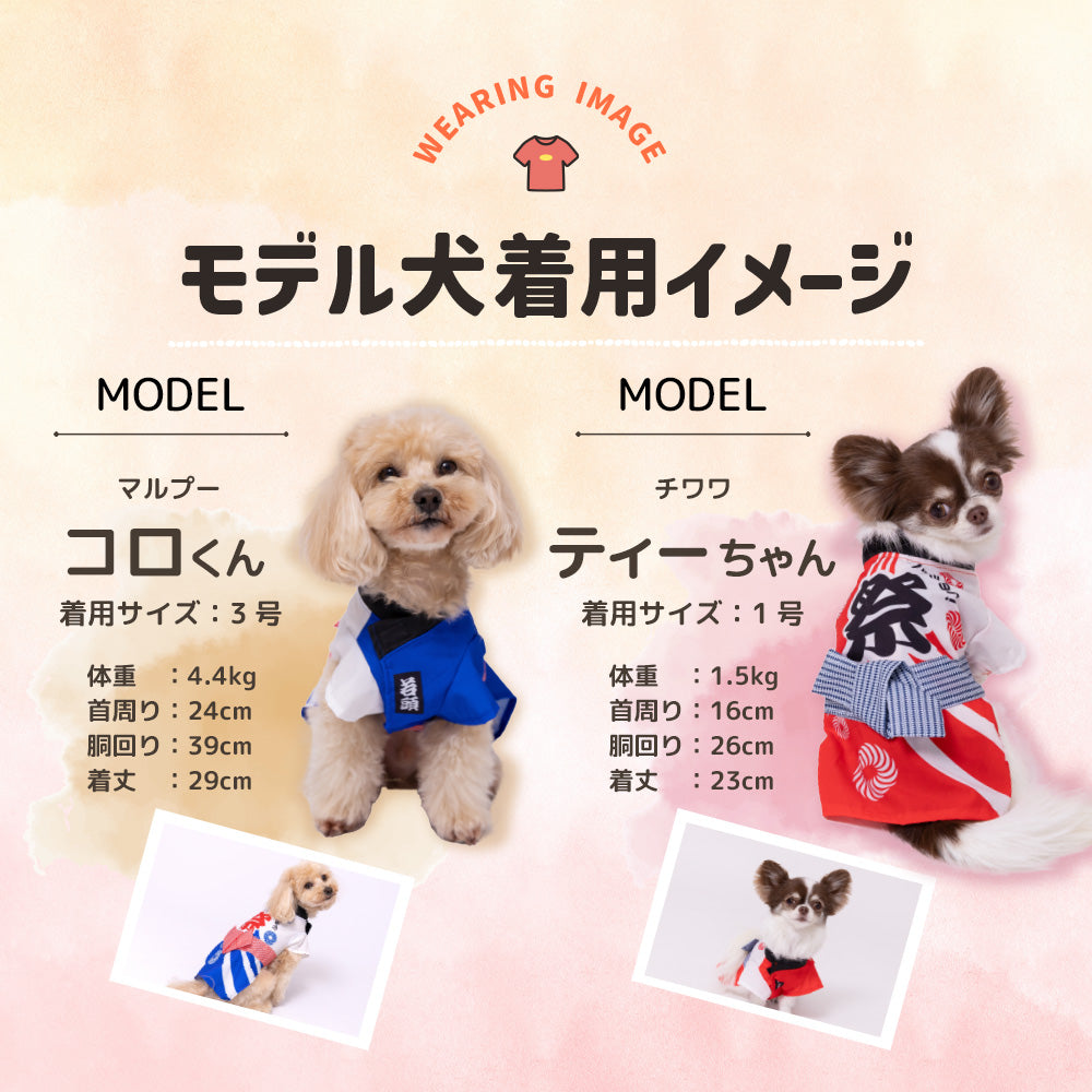 pipi お祭りはっぴ ペット用品