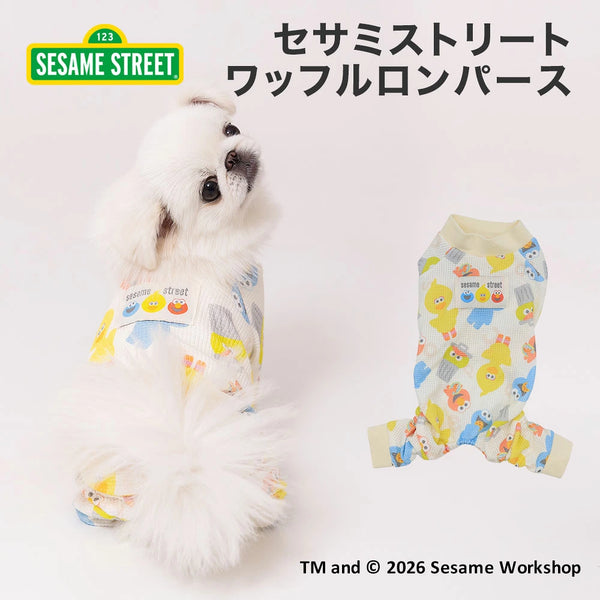 【SESAME STREET】セサミストリート ワッフルロンパース 26AW