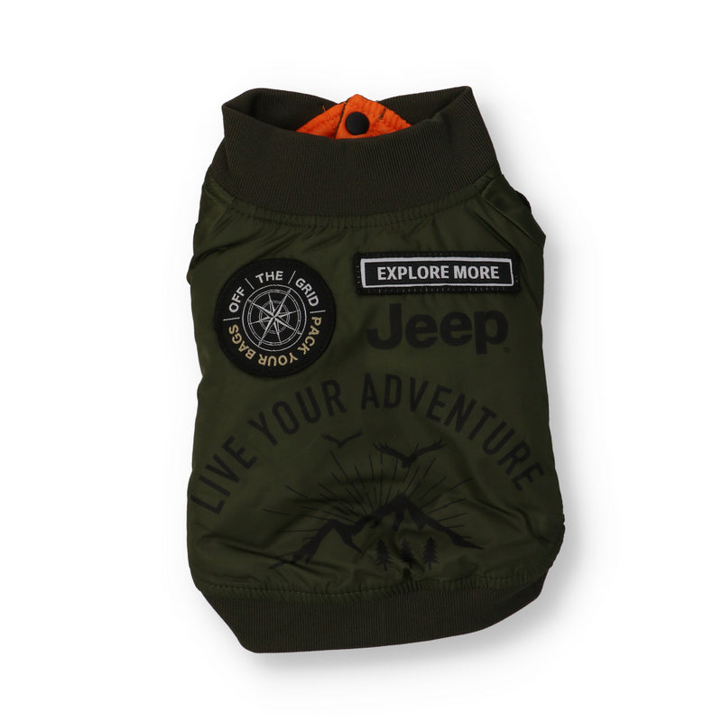 Jeep® ジープ MA-1 ジャケット　JeepⓇの公式ライセンスペットアイテム