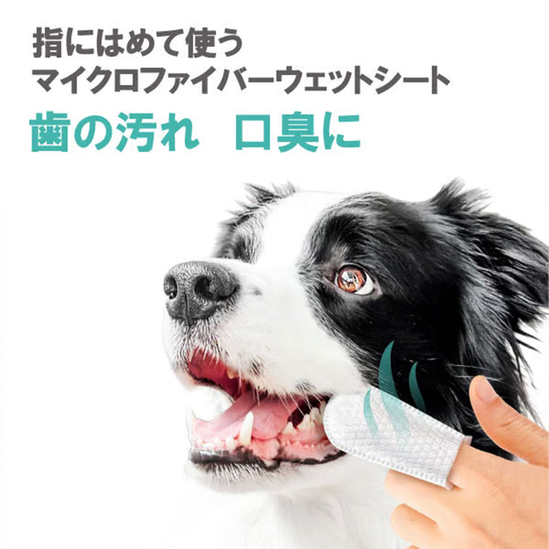 フィンガーティップワイプ歯用 ５０枚入り ペット用品