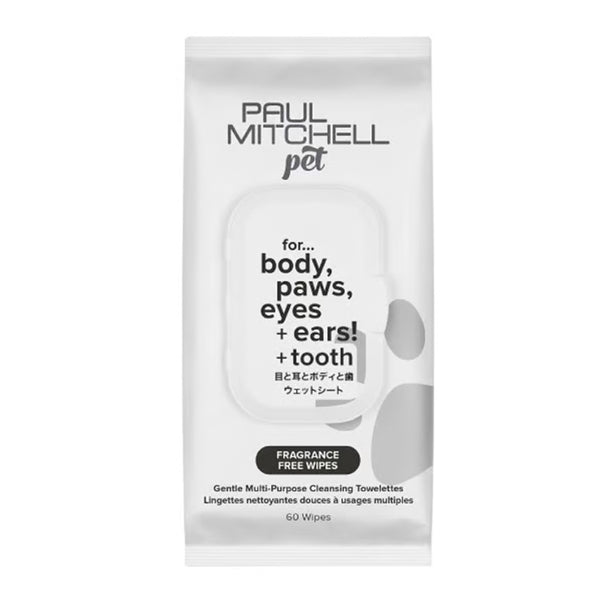 Paul michell Pet 目と耳とボディと歯のウェットシート 60枚入り ペット用品