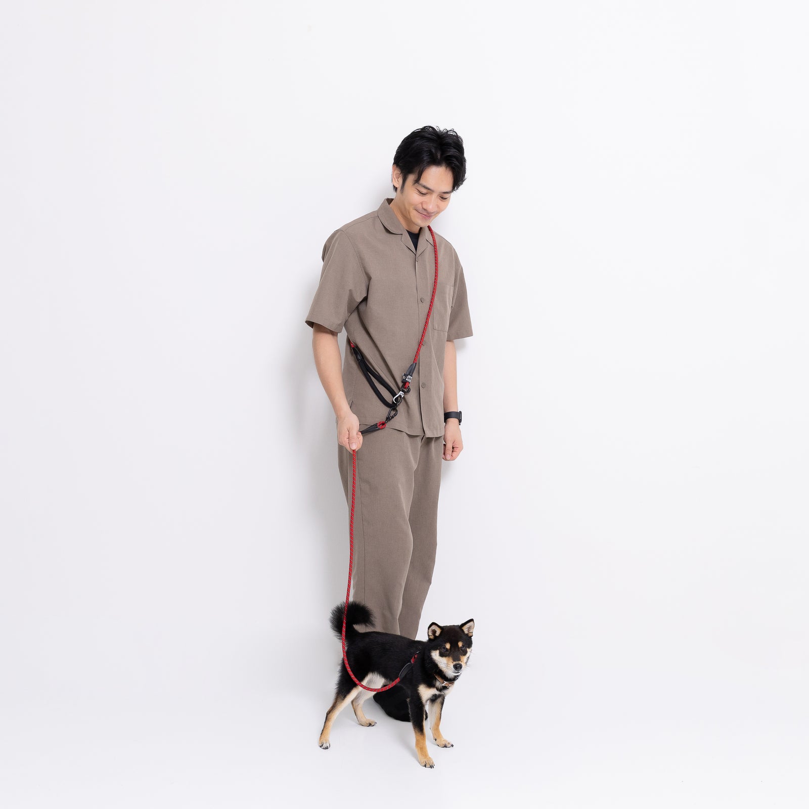 Jeep®ハンズフリーロープリード Sサイズ ペット用品 犬服 ペットウェア