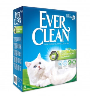 EVERCLEAN エバークリーン 6L×3袋 オランダ産 ベントナイト最高級品質 猫自動トイレ 猫砂 固まる 鉱物 ネコ砂 ねこすな 固まる猫砂 消臭 活性炭 6kg