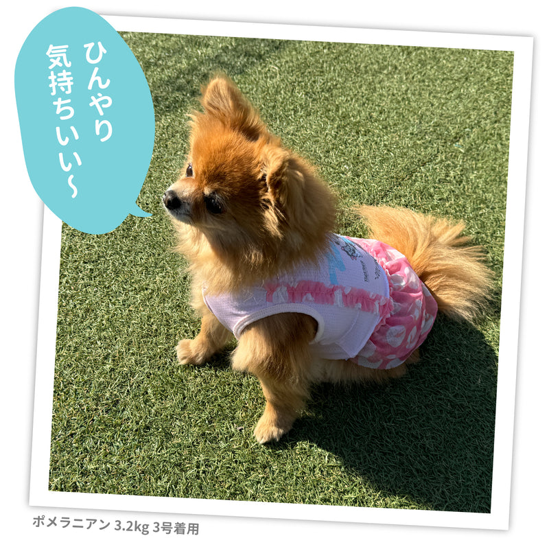 ミニーリボンワンピ ペット用品 接触冷感 COOL