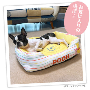 プーさんボーダークールソファ ペット用品 接触冷感