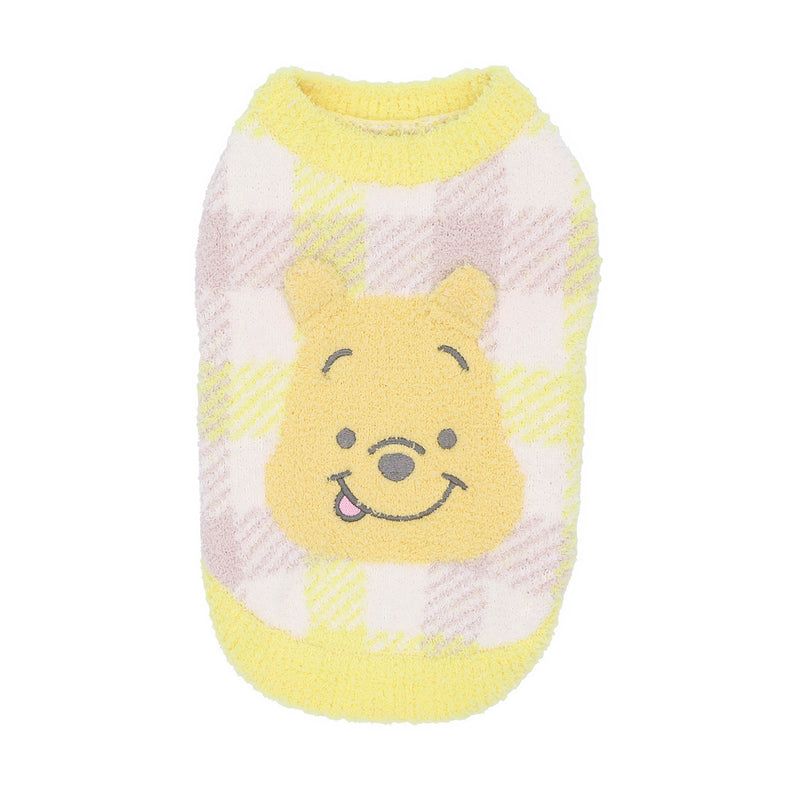 【先行予約 20％OFF】 プーさんチェックシェニールニット中・大型犬 ペット用品