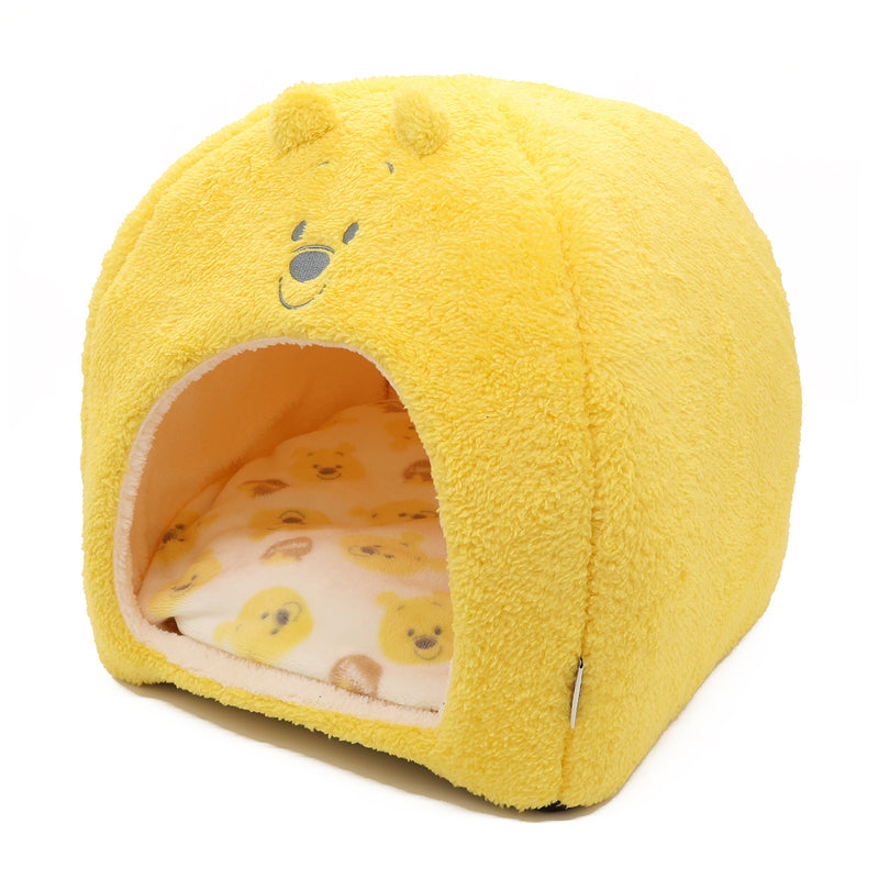 【先行予約 20％OFF】 プーさんフェイスボアドームベッド ペット用品