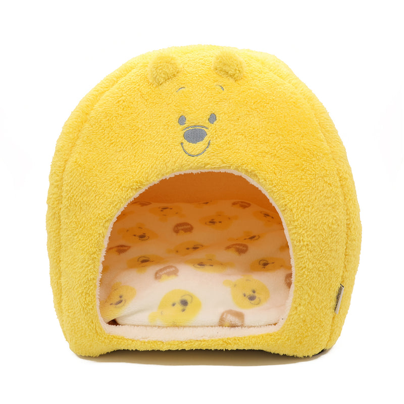 【先行予約 20％OFF】 プーさんフェイスボアドームベッド ペット用品