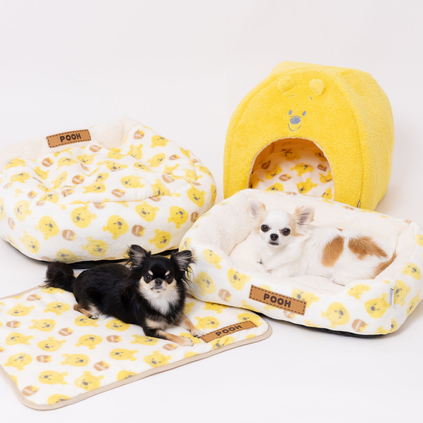 プーさんハニーボアラウンドベッド ペット用品 犬服 ペットウェア