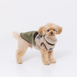 JeepⓇボアジッパーベスト ペット用品 ペットウェア 犬服