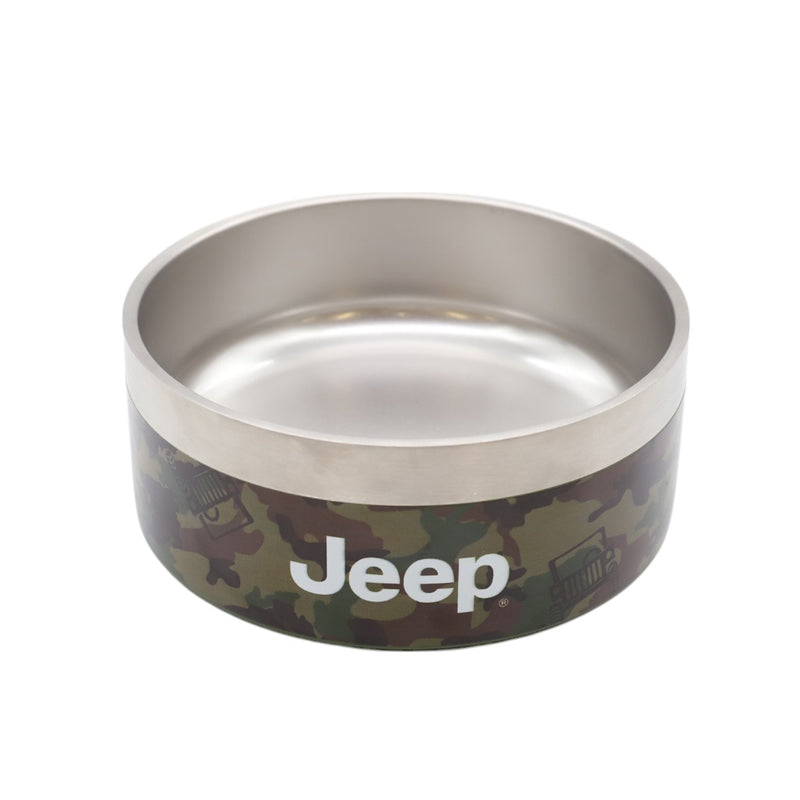 JeepⓇステンレスフードボウル Sサイズ 16oz ペット用品 ペット食器