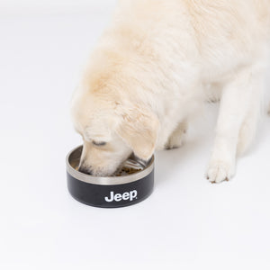 JeepⓇステンレスフードボウル Mサイズ 32oz ペット用品 ペット食器