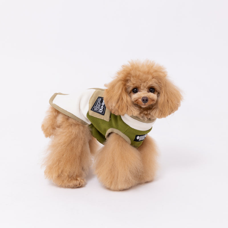 Jeep フリースジップベスト ペット用品