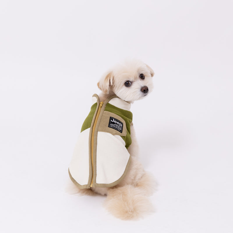 Jeep フリースジップベスト ペット用品