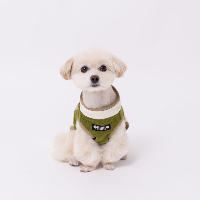 Jeep フリースジップベスト ペット用品