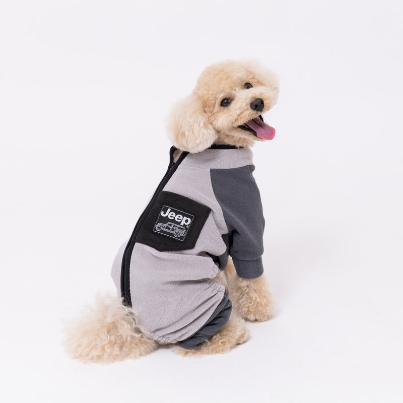 Jeep フリースジップロンパース ペット用品