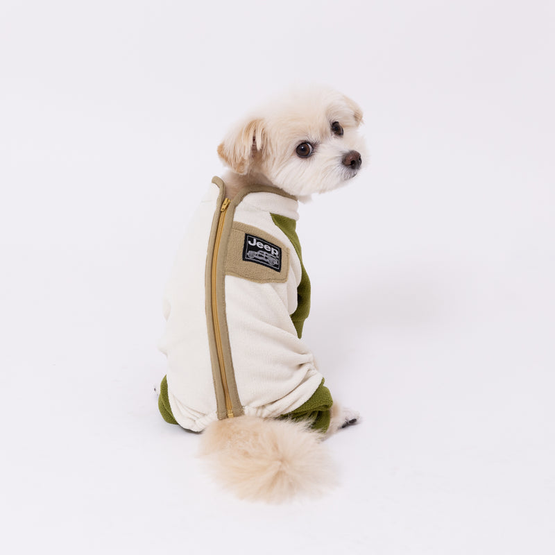 Jeep フリースジップロンパース ペット用品