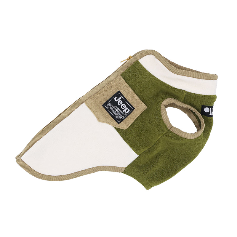 Jeep フリースジップベスト　中大型犬 ペット用品