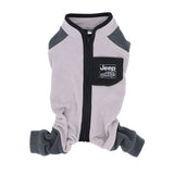 Jeep フリースジップロンパース　中大型犬 ペット用品