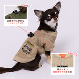 Jeep 背開きジャケット リードフック付き ペット用品