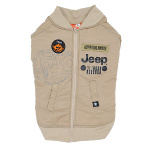 Jeep 背開きジャケット 中・大型犬 ペット用品