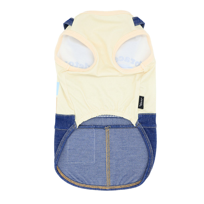 EC JEEPデニム切替タンク ペット用品 犬服 ペットウェア ペット用品