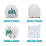 ミッフィーりんごクールドームベッド ペット用品 接触冷感