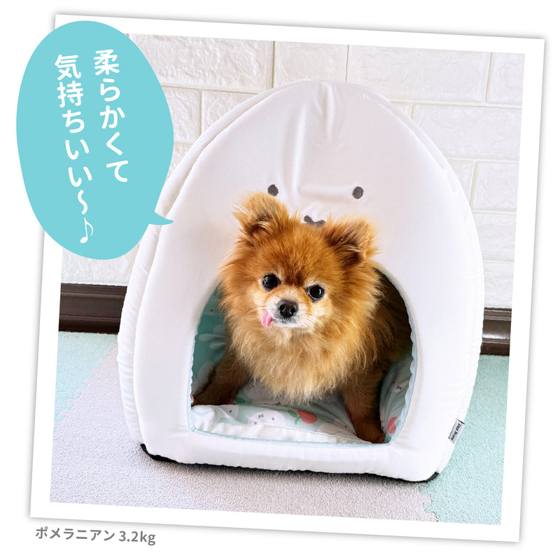 ミッフィーりんごクールドームベッド ペット用品 接触冷感