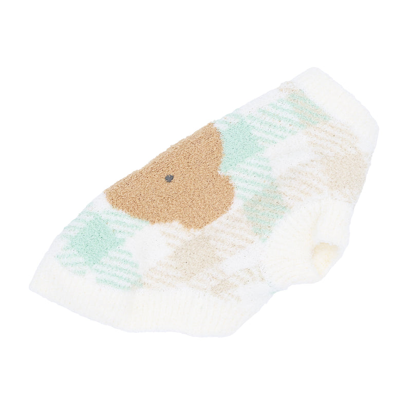 【先行予約 20％OFF】 ボリスチェックシェニールニット中・大型犬 ペット用品