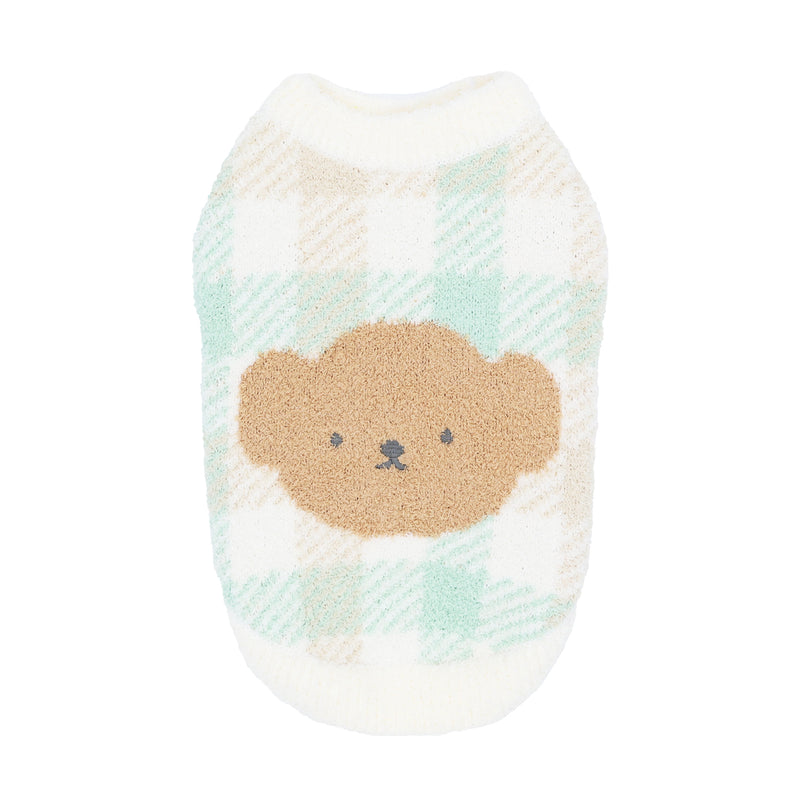 【先行予約 20％OFF】 ボリスチェックシェニールニット中・大型犬 ペット用品