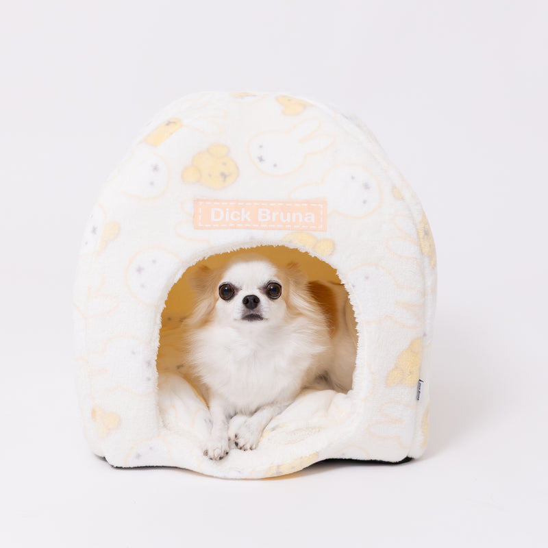 【先行予約 20％OFF】 ミッフィー＆スナッフィーボアドームベッド ペット用品