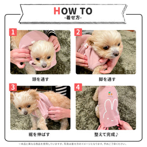 pipiボーダーケーブルニット ペット用品 ペットウェア 犬服