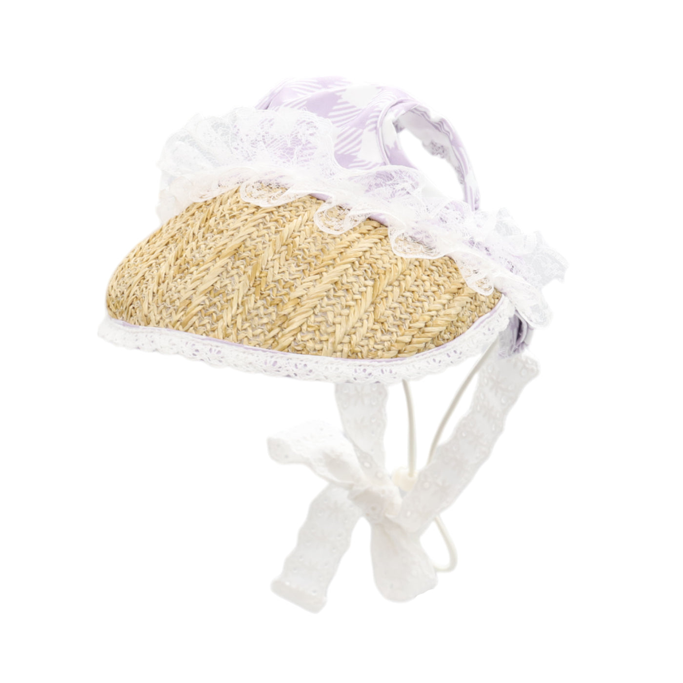 ストローサンバイザー ギンガムS ペット用品 犬服 ペットウェア ペット