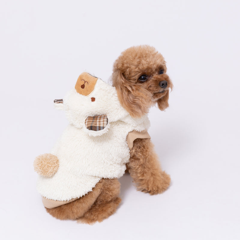 pipiくまボアパーカー ペット用品