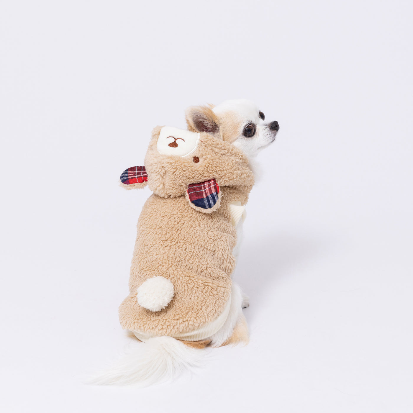 pipiくまボアパーカー ペット用品 犬服 ペットウェア ペット用品｜MOFF