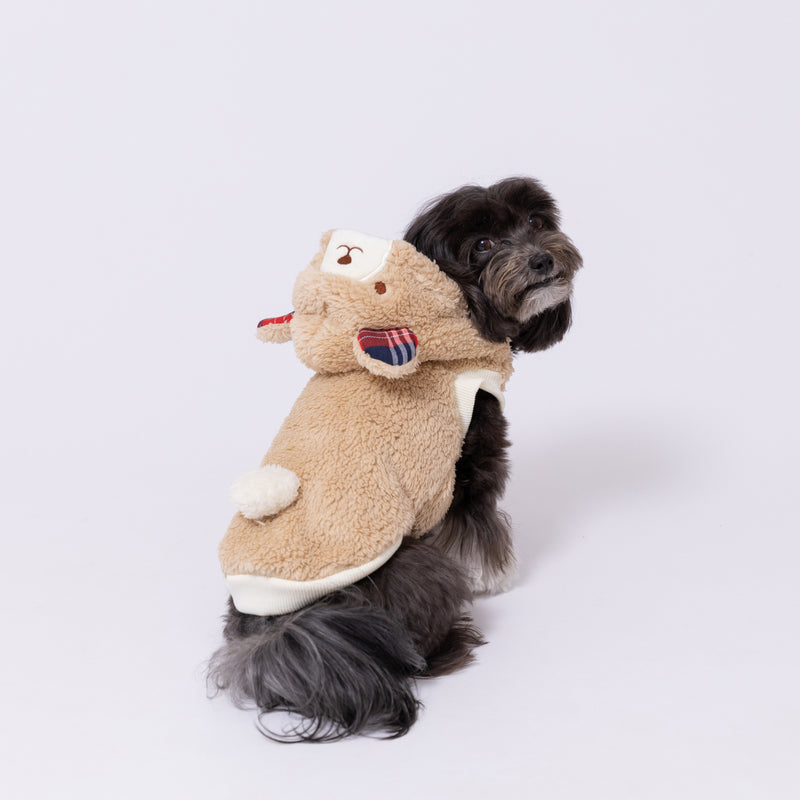 pipiくまボアパーカー ペット用品