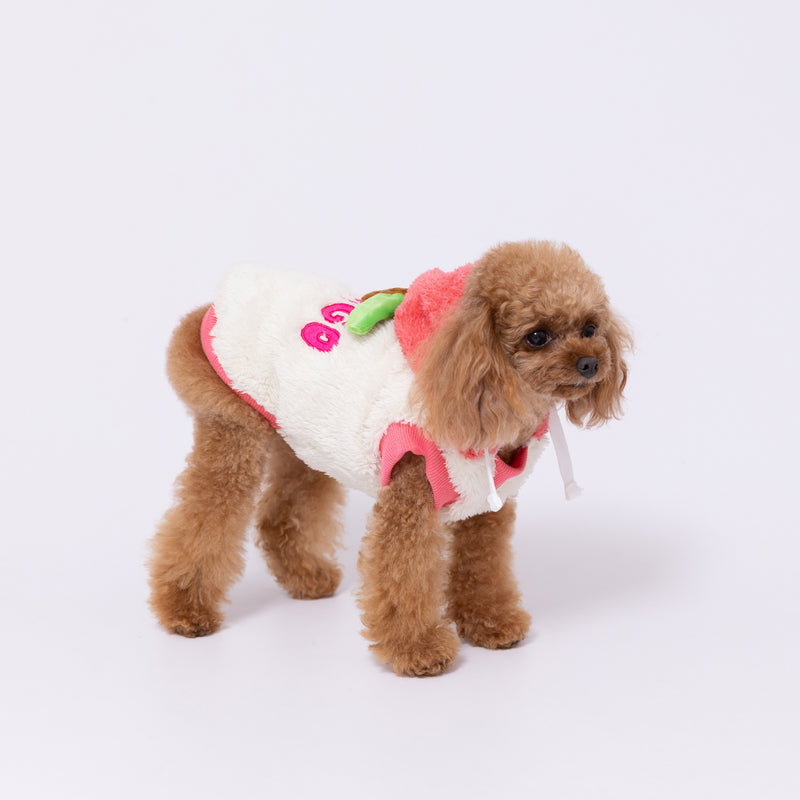 【先行予約 20％OFF】 pipiフルーツボアパーカー ペット用品