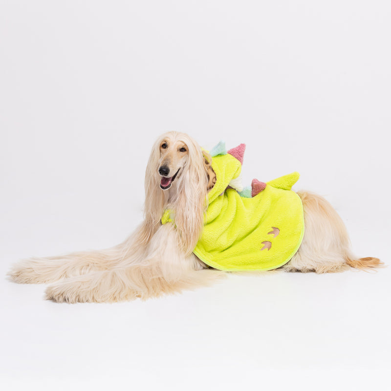 pipi恐竜ポンチョ 中・大型犬 ペット用品