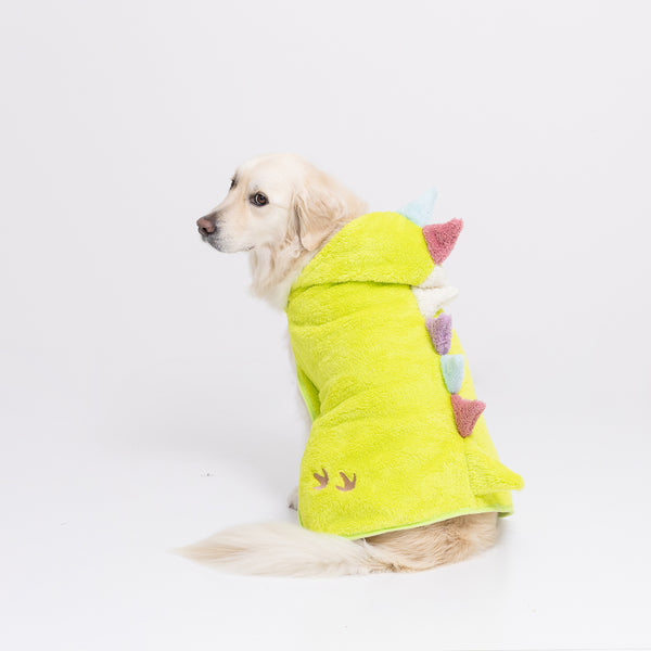 pipi恐竜ポンチョ 中・大型犬 ペット用品